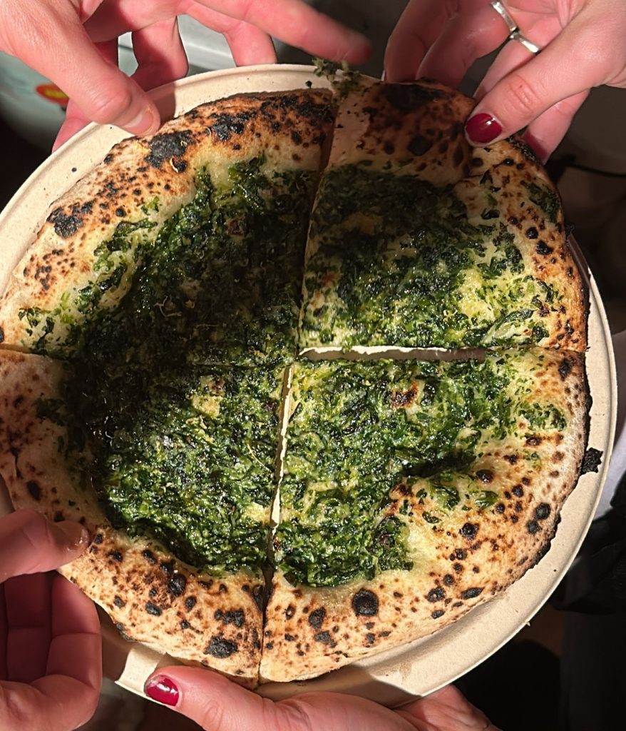 Kitchen Kind: Amy Tanner, spinach pizza